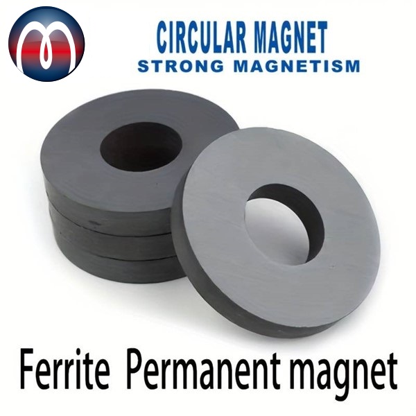 Aimant Rond en Ferrite Puissant Ø 25.0 mm x 5.0 mm Y35 - force d'adhérence  900 g | Magnosphere Shop