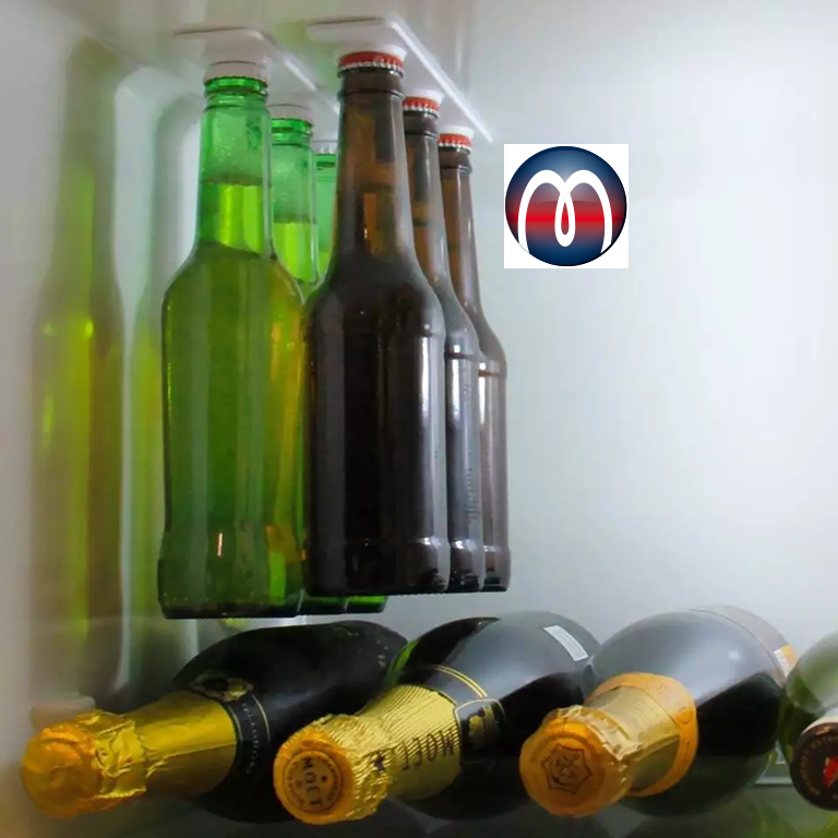 Getränkehalter magnetisch, Beverage Buddy magnetischer Flaschenhalter, Bier-Halter Dosenhalter Büchsenhalter für 6 Getränke