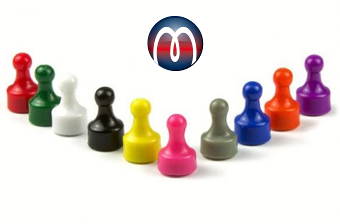 Peones magneticos de colores imanes pins figuras magnéticas peones magnéticos ajedrez para whiteboard imanes para tablero