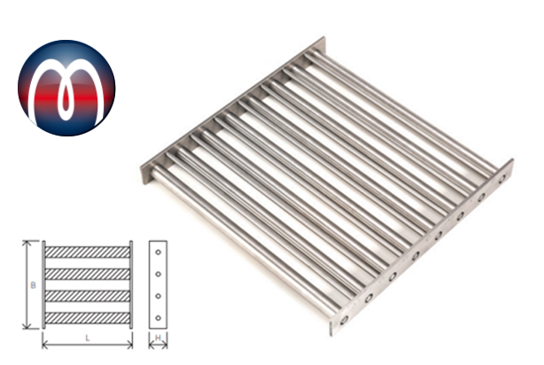 Magnetic Tube Grid Magnets, Hopper magnets, magnetic grates, magnet Seprarators, Magnetic rods, Separator Grids, Magnetic Filter Rod Grid Grate Magnet Magnets