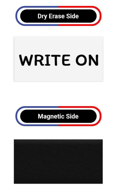30 x 80 mm Etichette magnetiche scrivibili