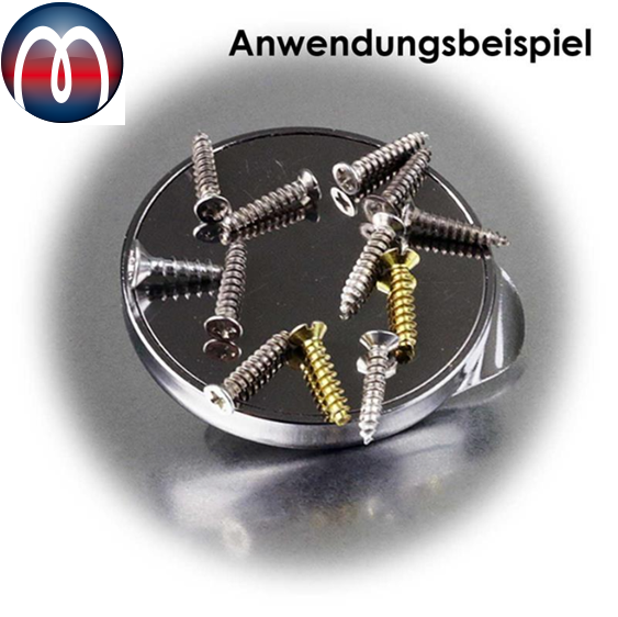 Portautensili magnetico Ø 51,5mm, clip da cintura - portata max 5 kg