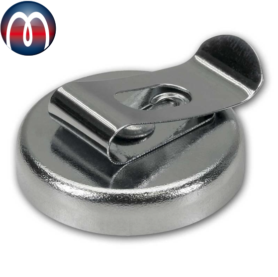 Portautensili magnetico Ø 51,5mm, clip da cintura - portata max 5 kg
