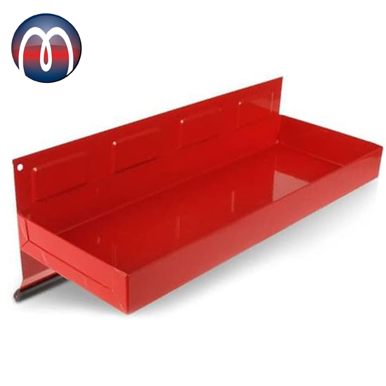 Werkzeugschale, magnetische Ablage, Haftschale rot 310 mm x 115 mm x 31 mm