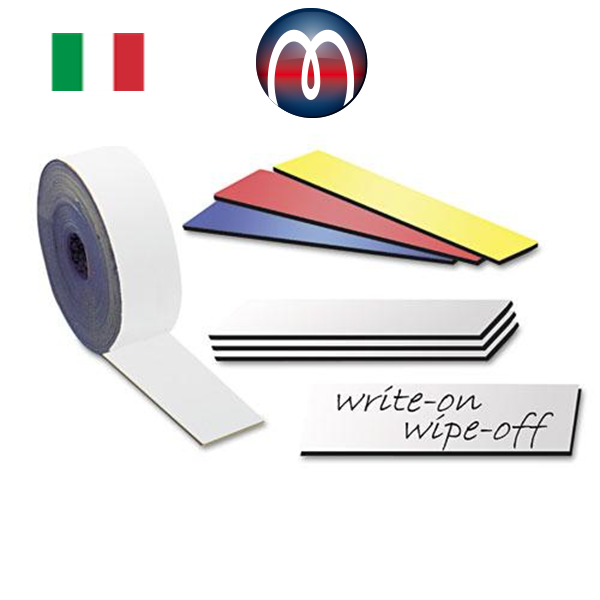 Etichette magnetiche cancellabili a secco, Magneti, Adesivi, Targhette magnetiche riutilizzabili, Etichette adesive magnetiche impermeabili per aula, ufficio, lavagna, Magnete scrivi-cancella