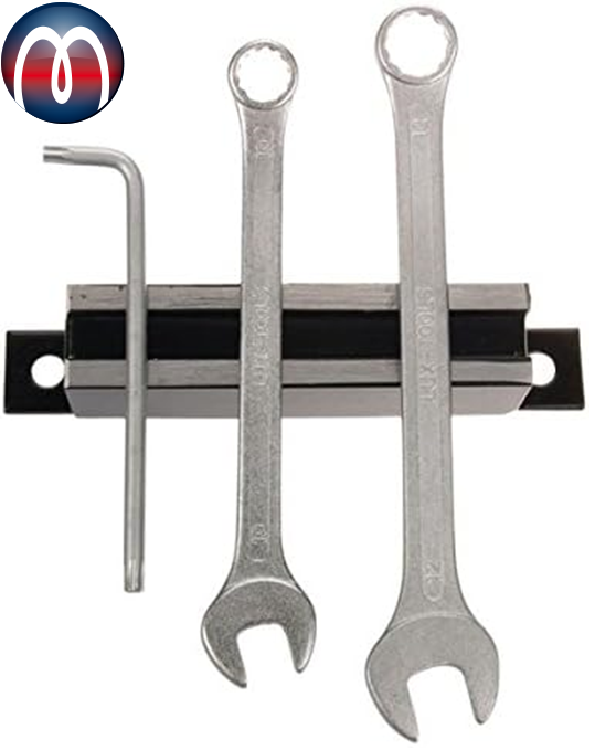 Magnetsystem 52 mm x 23 mm x 32 mm mit Grundplatte, schraubbar - hält 17 kg