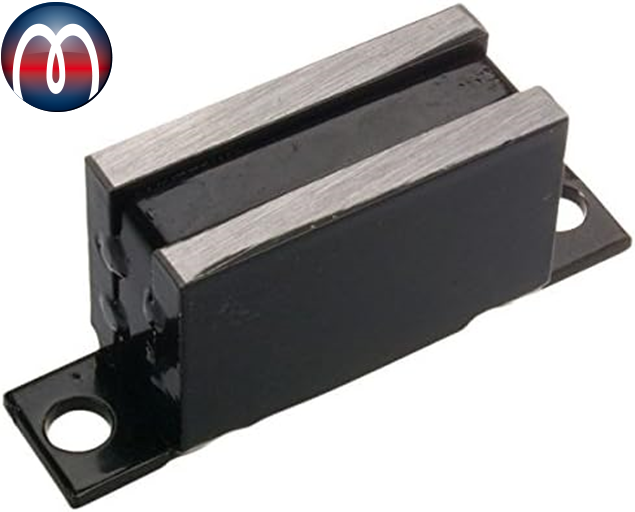 Magnetsystem 52 mm x 23 mm x 32 mm mit Grundplatte, schraubbar - hält 17 kg 