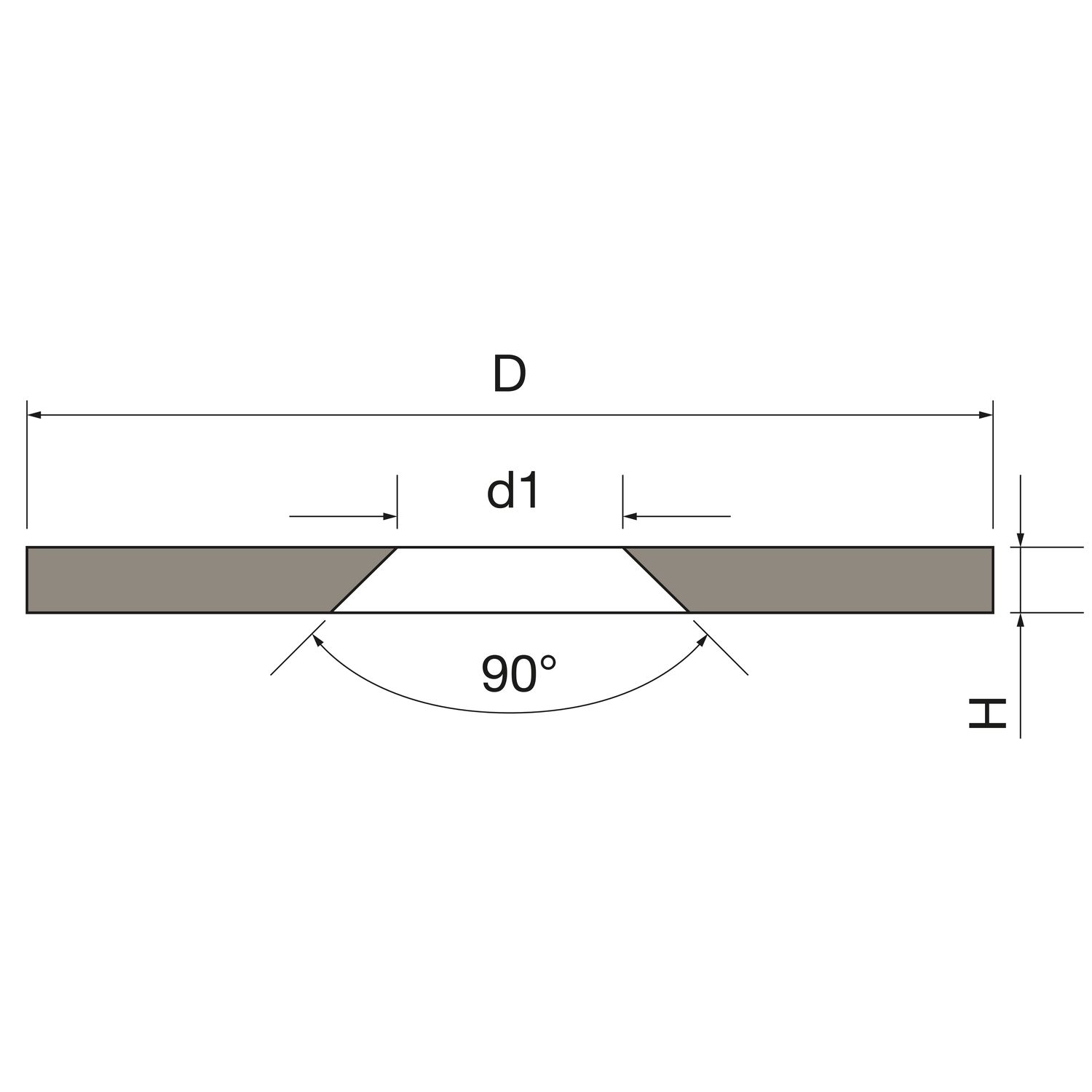 Metallscheibe selbstklebend weiß Ø 40 mm x 2 mm verzinkt