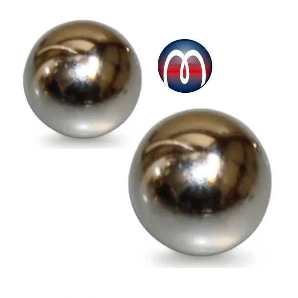 Neodym Kugelmagnet Ø 40 mm NdFeB N40, Magnetkugel, Chrom - hält 23 kg