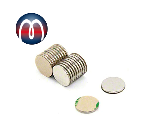 Mini aimant rond adhésif - Ø 9.5 mm x Ht 0,75 mm