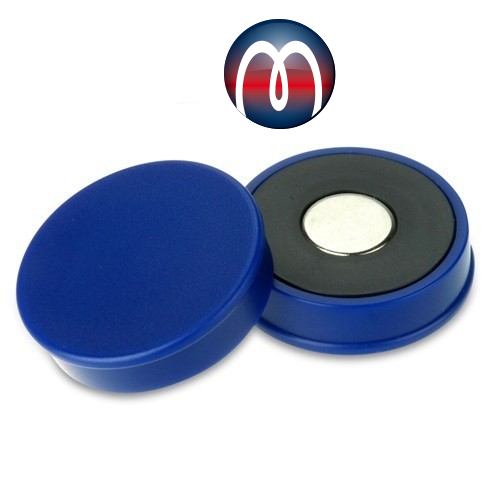 Magnete ufficio 18mm x 8mm Neodimio, verde - forza 1 kg | Shop