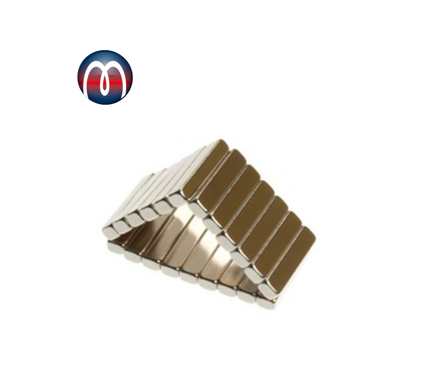 Neodym Quadermagnet 18 x 3 x 4 mm Magnet-Quader N48H Nickel - hält 2,0 kg