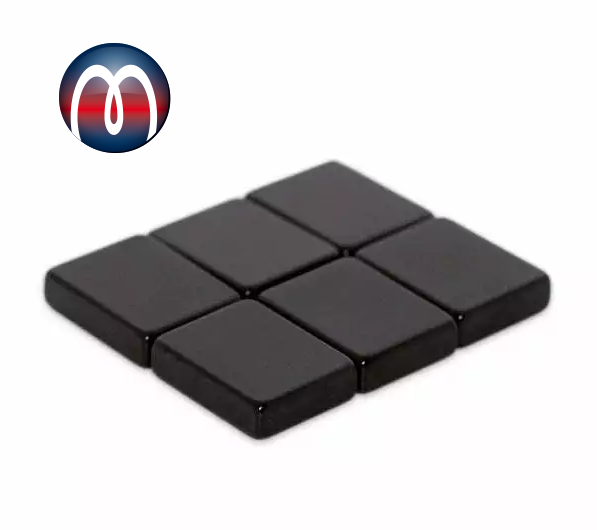 5 Calamite Al Neodimio N45 - Blocco 15x15x3 Mm, Forza 3,4 Kg - Rivestimento Nichel