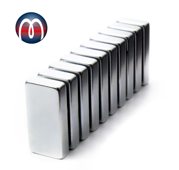 5 x Quadermagnet / Magnetquader 20 x 20 x 3mm Neodym N45, Nickel - 4,3