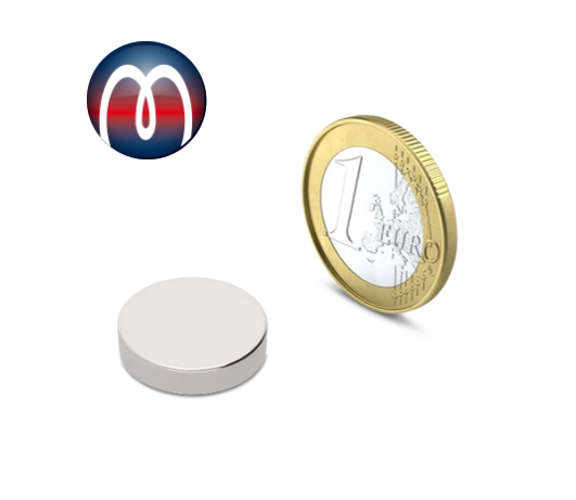 Neodym Scheibenmagnet – 25x5 Mm, Vernickelt, N42, Sehr Stark