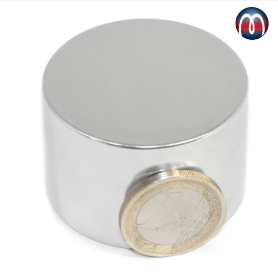 Neodym Scheibenmagnet – 25x5 Mm, Vernickelt, N42, Sehr Stark