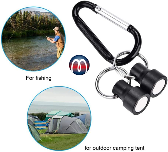 Fibbia Magnetica MiOYOOW Per Pesca - Moschettone A Sgancio Rapido, Per Campeggio E Ciclismo