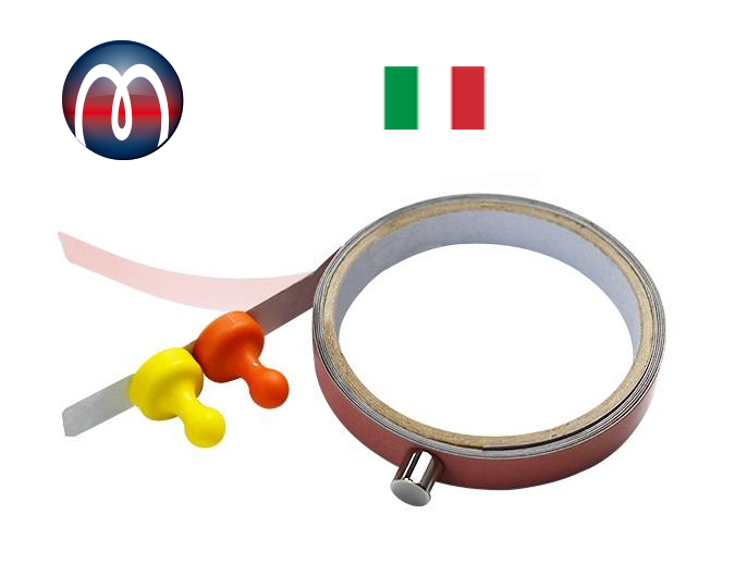 Nastro adesivo metallico bianco con adesivo acrilico