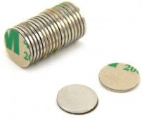 Self-adhesive neodymium magnets