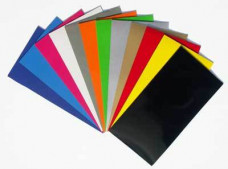 Feuille magnétique couleur pour étiquetage et loisirs créatifs, format A4