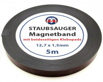 Magnetband für Saugroboter mit Klebepads von 3M, Magnetstreifen, Magnetband selbstklebend, Magnet, Magnetklebeband, Magnetklebestreifen, magnetisches Klebeband