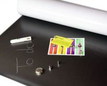 Adhesive Backed Ferro Sheet Plain to Attracts Magnets