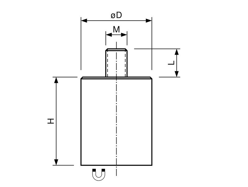 0.6kg force Aimants grappin cylindriques Tailles:/Ø 6 x 10mm - Force de maintien: jusqu/à 34kg NdFeB Aimant cylindrique acier tol/érance dajustement H6 /Ø 6-32 mm N/éodyme