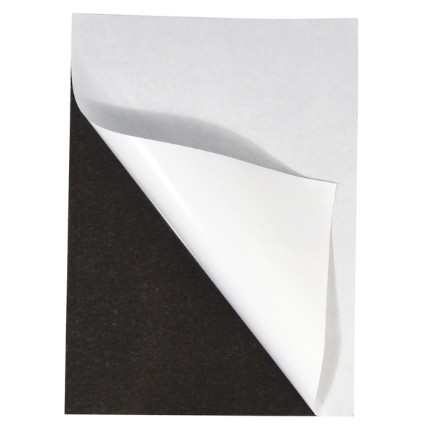 sulle pareti il magnete al neodimio DIN A4 zuschnitte Mags Tick® Foglio Metallico autoadesivo bianco rivestito parte inferiore Bianco rivestito PZ 