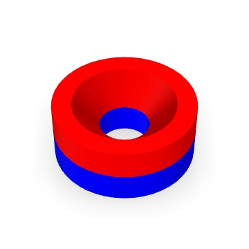 Nevolta Magnetring 5 X Ringmagnet Mit Senkung 18 X 4,3 X 5mm - Nord - Neodym N35, Nickel - Haftkraft 4,2 Kg - 5 Stück - Starke Magnete (Supermagnete) Mit Extremer Haftkraft Magnete Stark