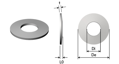 20 Metallscheiben aus Stahl (DC01) selbstklebend - WEIß - Ø 30mm x