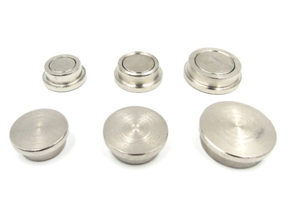 Chrome Neodymium Neo Magnetic Pins Fridge Whiteboard Notice Steel Metal Silver 