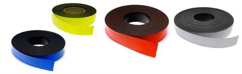 Breite 40mm Magnetstreifen Werkstatt Flipcharts 5m Rolle f/ür Whiteboards von Lager Pr/äsentationen Zum Beschriften und Markieren Magnetband Kennzeichnungsband farbig Farbe:blau
