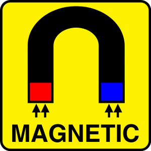 Feuille magnétique adhésive Caoutchouc aimanté brun 0,5mm x 20cm x
