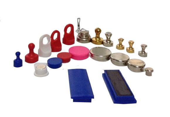 Aimant pour tableau mémo, Aimants de bureau et d'organisation, aimant pour tableau, Aimant Frigo décoratifs différentes couleurs, Magnet Néodyme en plastique, aimant punaise D20x25mm, D25mm, D30mm, aimant néodyme en pot d'acier