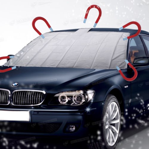 Car Windscreen Magnetic Snow Cover Car Windshield Cover Car Frost Cover Reversible Windshield Cover Covers Windshield Ice Cover Dust Sun Shade