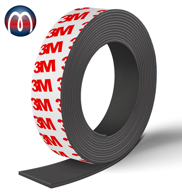 Super Strong Magnetic Tape with 3M Adhesive Backing, 3M Adhesive, Adhesive Magnets, Flexible Magnets, Magnetic Lens flexible adhesive magnets, Flexible magnet tape, flexible magnetic strip, Flexible magnets, flexible magnets with 3M adhesive, rubber magnets