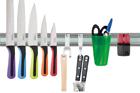 Aimant de cuisine, Bloc magnétique couteaux de cuisine, Barre a Couteaux Aimantee en Inox, Aimant a Couteau mural, Aimant Cuisine Couteaux ou outils garage, Porte ustensiles de cuisine magnetique