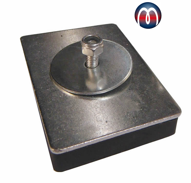 Magnetplatte Magnet-System 79 mm x 53 mm x 12 mm mit Gewinde M6 - Haftkraft 10 kg
