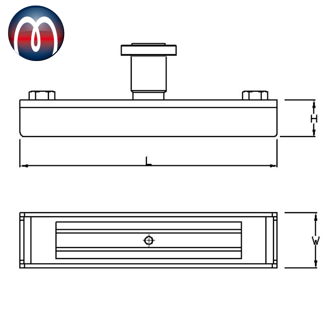 Magnet Formwork Magnetic Shuttering System 280 x 60 x 40 mm (LxBxH) - holds 900 kg