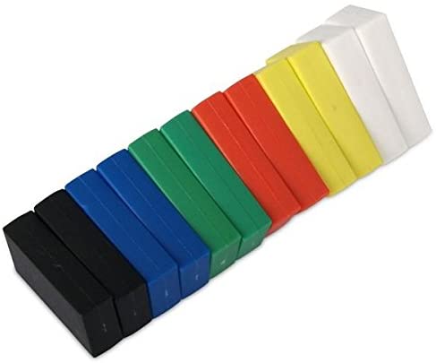 Wasserfeste Neodym-Magnete, Quadermagnet mit Kunststoffmantel 25,4x12,7x6,3mm, Neodym Magnet grün, Haftkraft 3,8kg, wasserdichter Magnet geeignet für den Außenbereich, rostfreier Blockmagnet